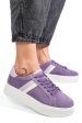 Pantofi sport purple suede fsp001-729