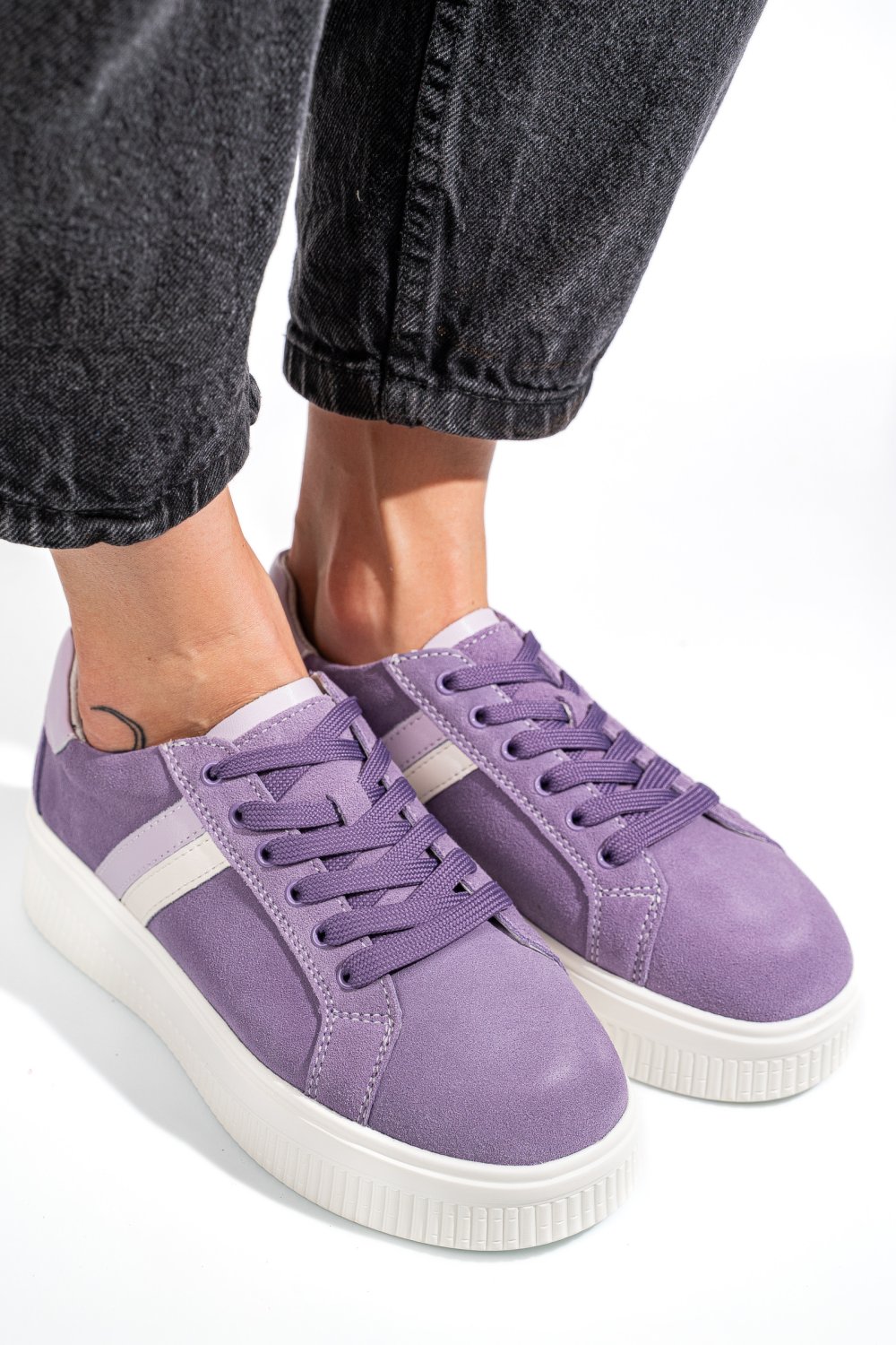 PANTOFI SPORT PURPLE SUEDE FSP001-729