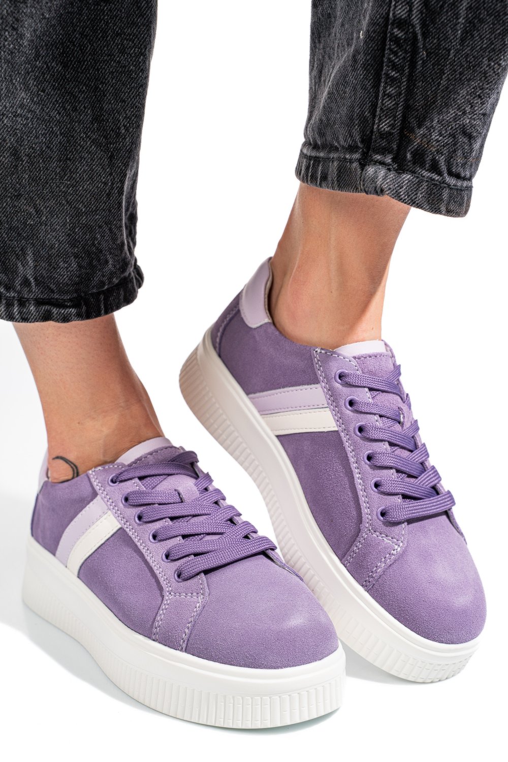 PANTOFI SPORT PURPLE SUEDE FSP001-729