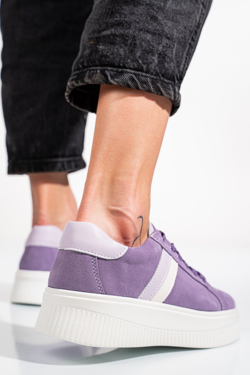 PANTOFI SPORT PURPLE SUEDE FSP001-729