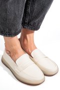 MOCASINI BEJ PIELE NATURALA SSPF33112602