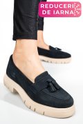 MOCASINI BLEUMARIN PIELE NATURALA INTOARSA TIM-672