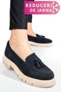 MOCASINI BLEUMARIN PIELE NATURALA INTOARSA TIM-672
