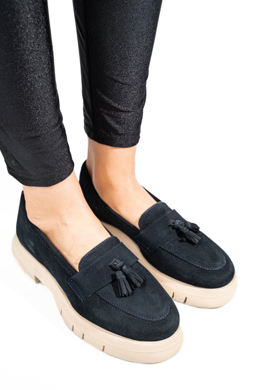 MOCASINI BLEUMARIN PIELE NATURALA INTOARSA TIM-672