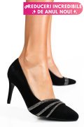 PANTOFI NEGRI PIELE NATURALA INTOARSA TPCN6405