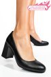 Pantofi negri piele naturala xpct24003