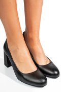 PANTOFI NEGRI PIELE NATURALA XPCT24003