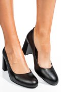 PANTOFI NEGRI PIELE NATURALA XPCT24003