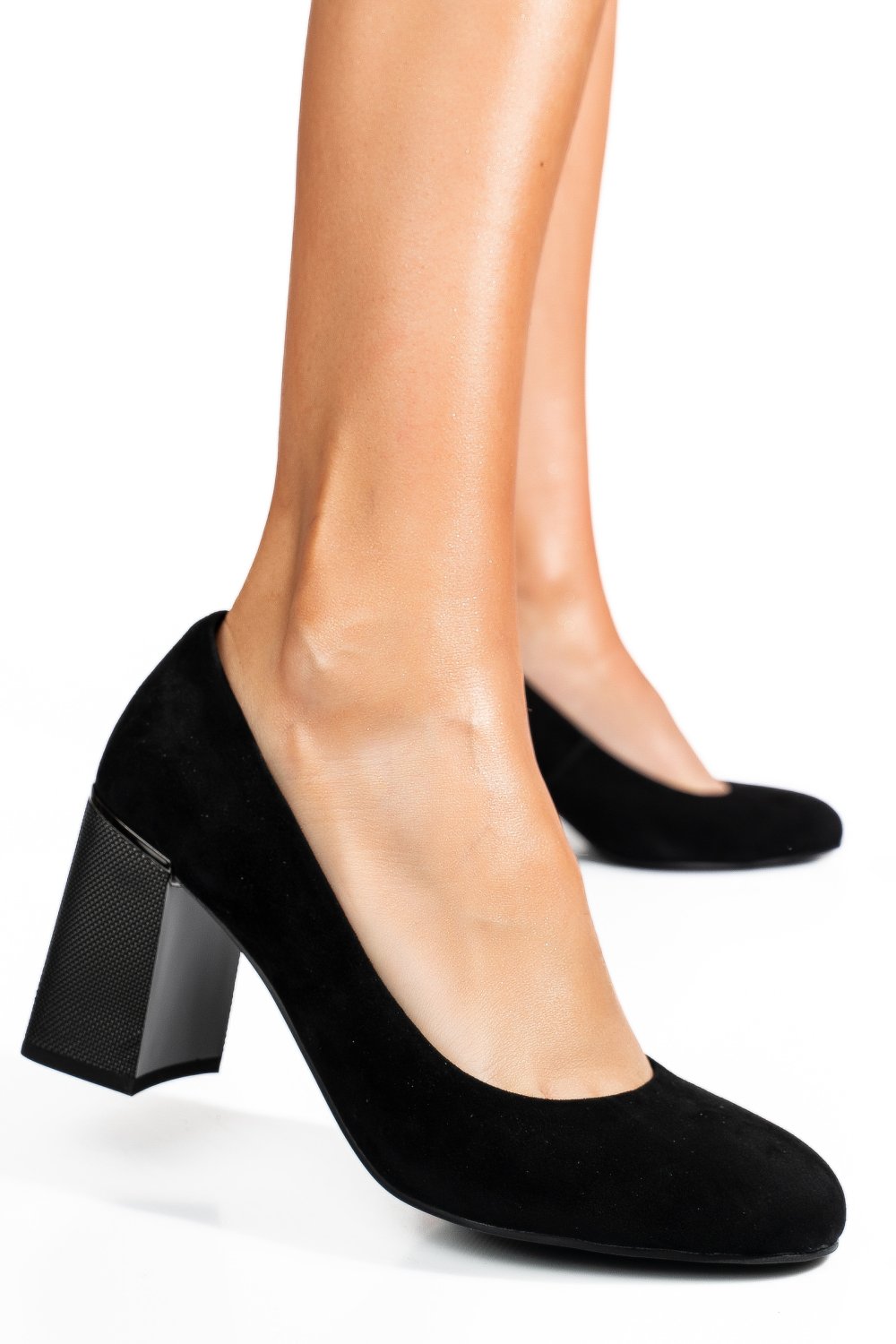 PANTOFI NEGRI PIELE NATURALA INTOARSA XPCT24003