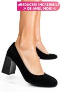 PANTOFI NEGRI PIELE NATURALA INTOARSA XPCT24003