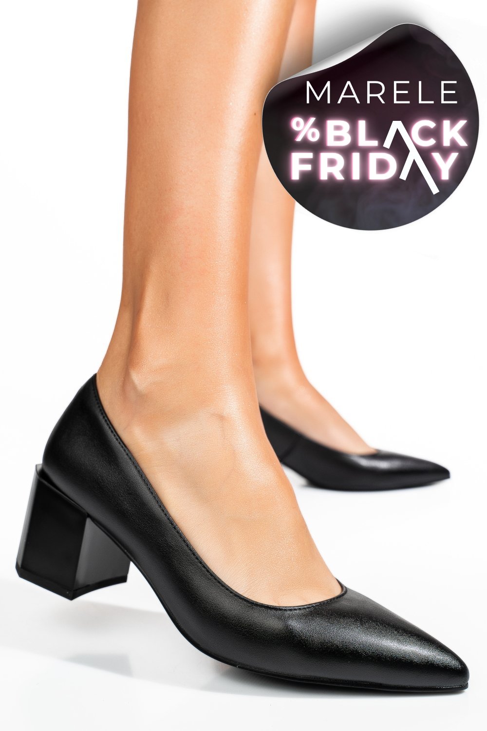 PANTOFI NEGRI PIELE NATURALA XPCT24001