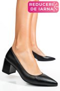 PANTOFI NEGRI PIELE NATURALA XPCT24001