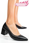 PANTOFI NEGRI PIELE NATURALA XPCT24001