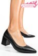 Pantofi negri piele naturala xpct24001