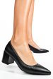 Pantofi negri piele naturala xpct24001
