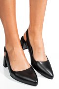 PANTOFI NEGRI PIELE NATURALA TPCN6409