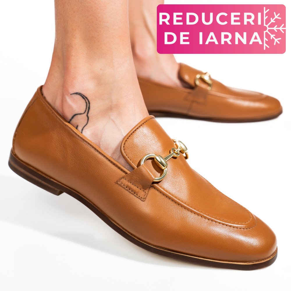 MOCASINI MARO PIELE NATURALA TIMA823