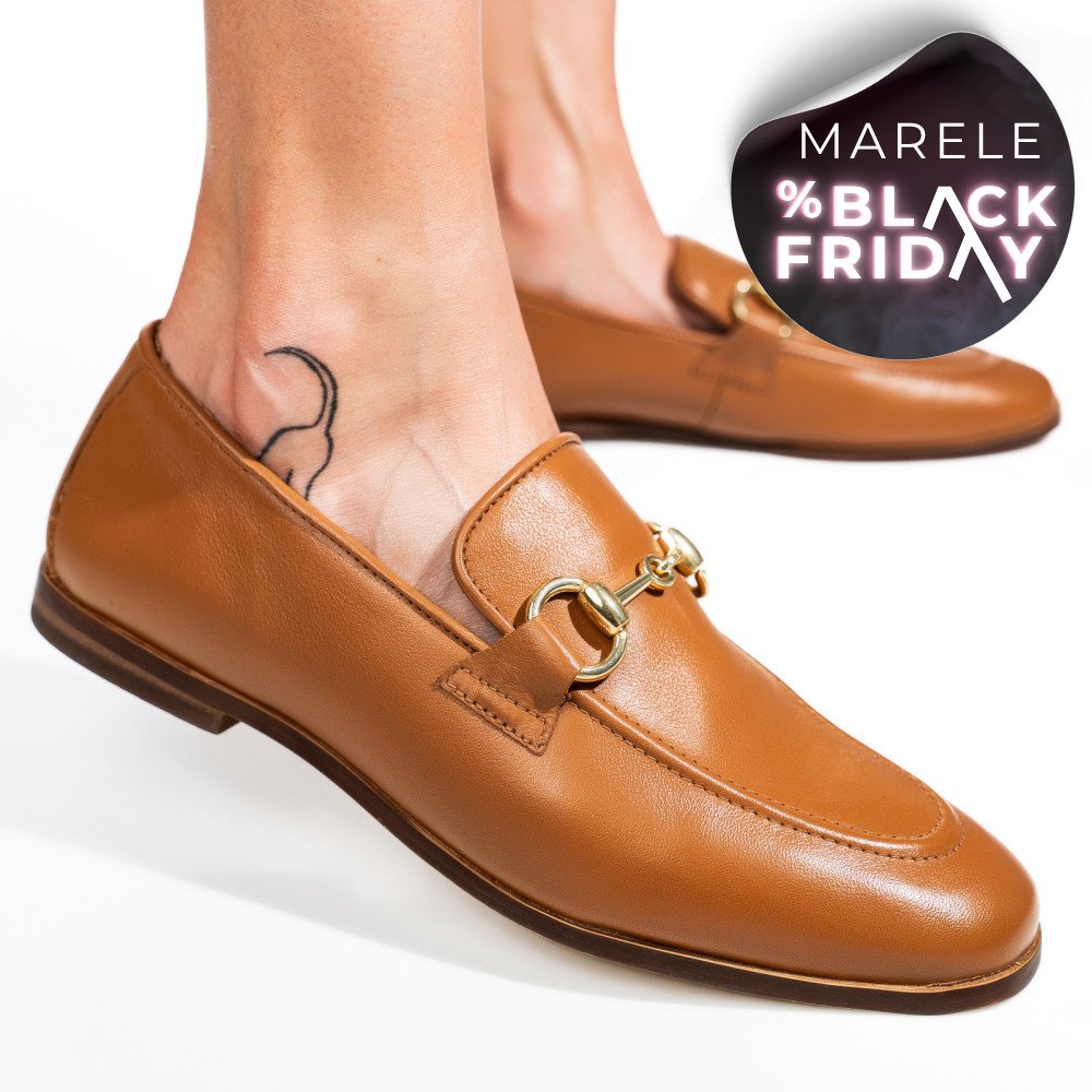 MOCASINI MARO PIELE NATURALA TIMA823