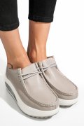 PANTOFI SPORT GREY PIELE NATURALA FSP003-1807