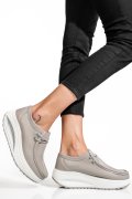PANTOFI SPORT GREY PIELE NATURALA FSP003-1807