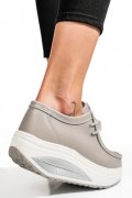 PANTOFI SPORT GREY PIELE NATURALA FSP003-1807