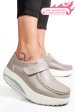 Pantofi sport gri piele naturala fsp003-001