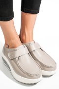 PANTOFI SPORT GRI PIELE NATURALA FSP003-001