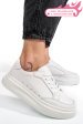 Pantofi sport all white piele naturala aspw429