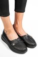 Mocasini negri piele naturala jspy3951