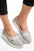 MOCASINI GRI PIELE NATURALA JSPY3951