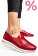 Espadrile rosii piele naturala xsph3011