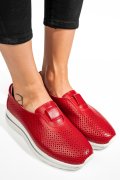 ESPADRILE ROSII PIELE NATURALA XSPH3011