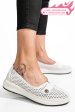 Mocasini albi piele naturala jspy3951