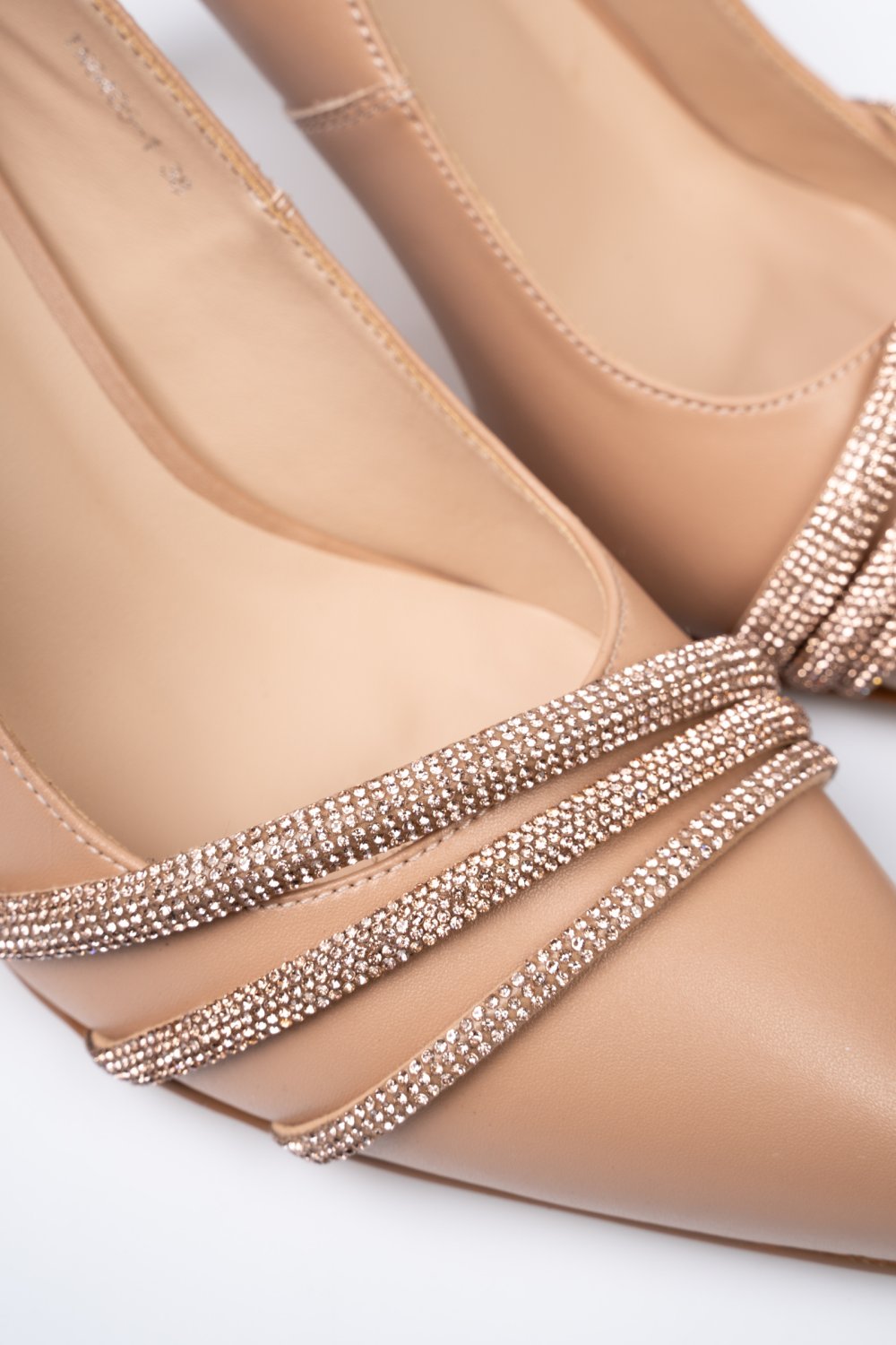 PANTOFI BEJ PIELE NATURALA TPCN6405