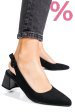 Pantofi negri piele naturala intoarsa tpcn6409