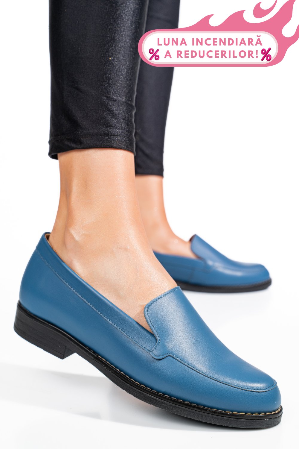MOCASINI BLEUMARIN PIELE NATURALA 1PC110