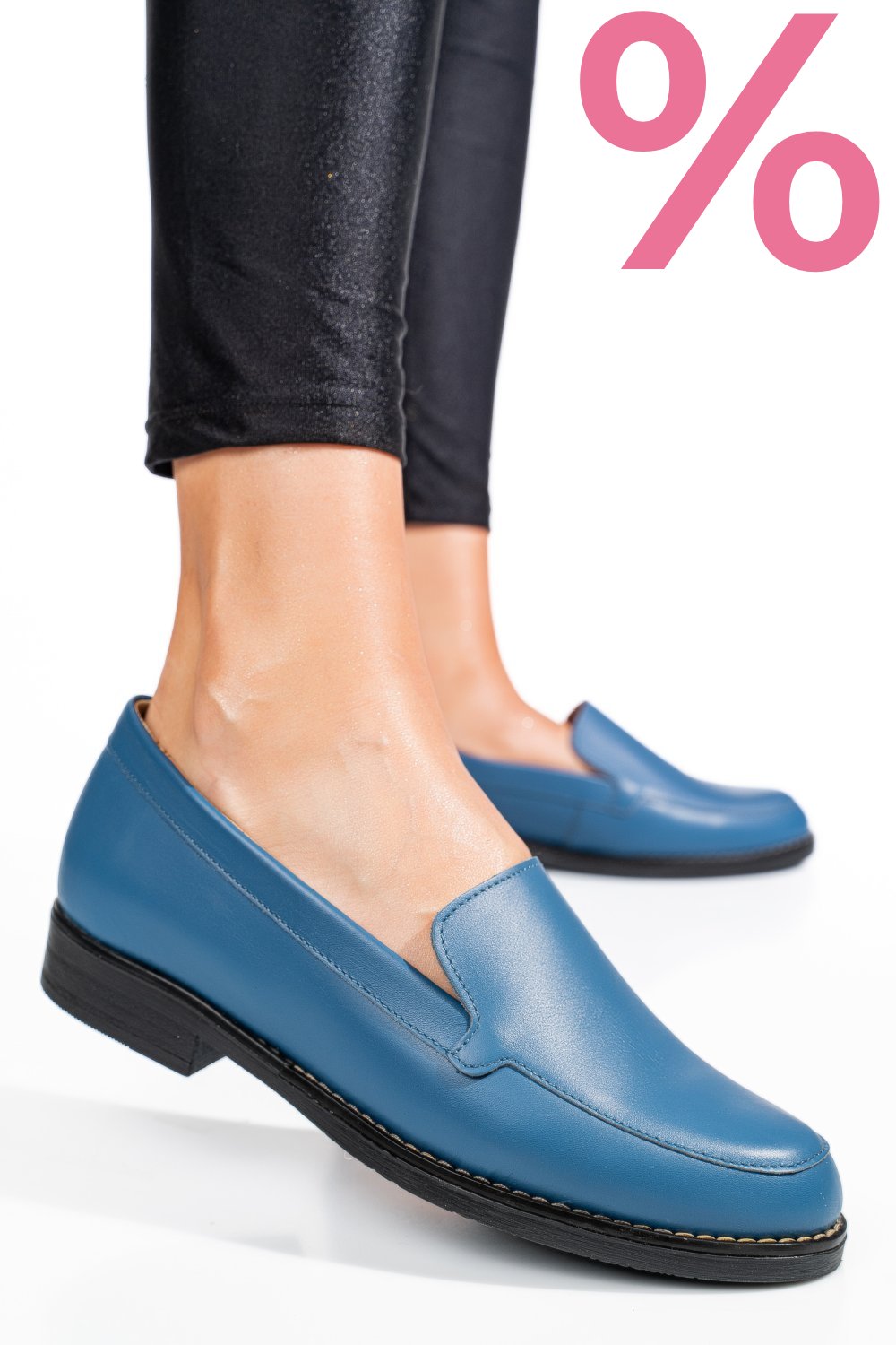 MOCASINI BLEUMARIN PIELE NATURALA 1PC110