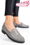 MOCASINI GRI DESCHIS PIELE NATURALA 1PC110