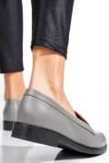 MOCASINI GRI DESCHIS PIELE NATURALA 1PC110