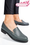 MOCASINI GRI PIELE NATURALA 1PC110