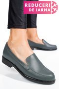 MOCASINI GRI PIELE NATURALA 1PC110