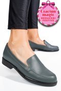 MOCASINI GRI PIELE NATURALA 1PC110