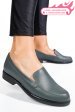 Mocasini gri piele naturala 1pc110