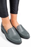 MOCASINI GRI PIELE NATURALA 1PC110