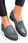 MOCASINI GRI PIELE NATURALA 1PC110