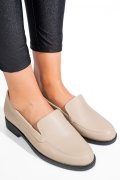 MOCASINI BEJ PIELE NATURALA 1PC110
