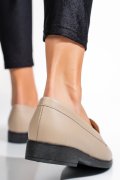 MOCASINI BEJ PIELE NATURALA 1PC110