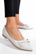 Balerini albi piele naturala 3pc15