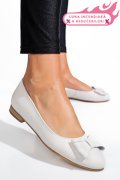 BALERINI ALBI PIELE NATURALA 3S7709