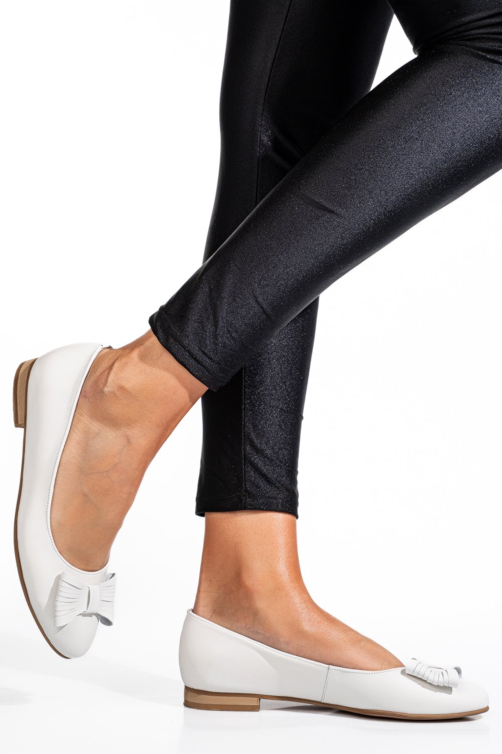 BALERINI ALBI PIELE NATURALA 3S7709